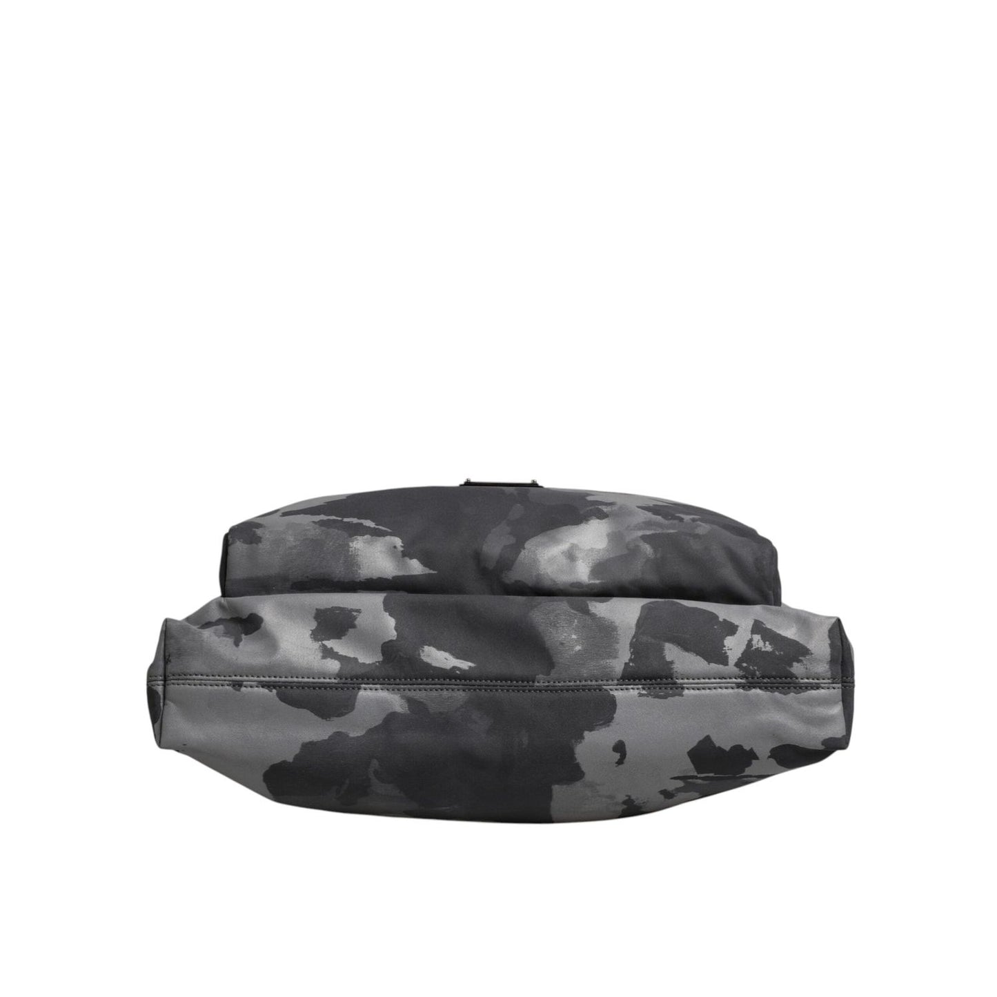 Dolce & Gabbana Gray Camo Cotton Multiple Compartments Tote Bag BAG4351