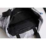 Dolce & Gabbana Gray Camo Cotton Multiple Compartments Tote Bag BAG4351