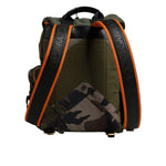 Dolce & Gabbana Military Green Patchwork Travel Backpack Bag BAG4405