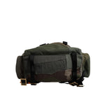 Dolce & Gabbana Military Green Patchwork School Backpack Bag BAG4459