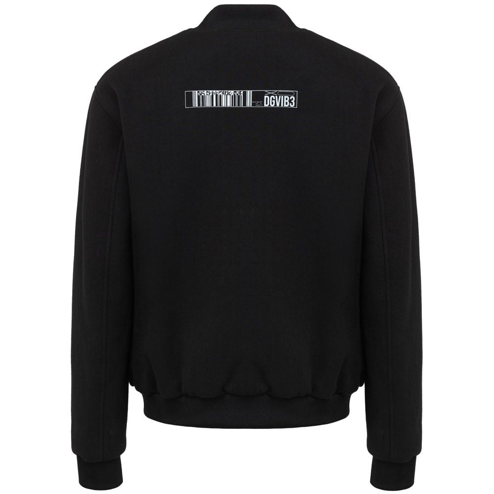 Dolce & Gabbana Black Viscose Bomber