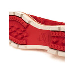 Christian Louboutin Red Suede Leather Oxfords And Derby