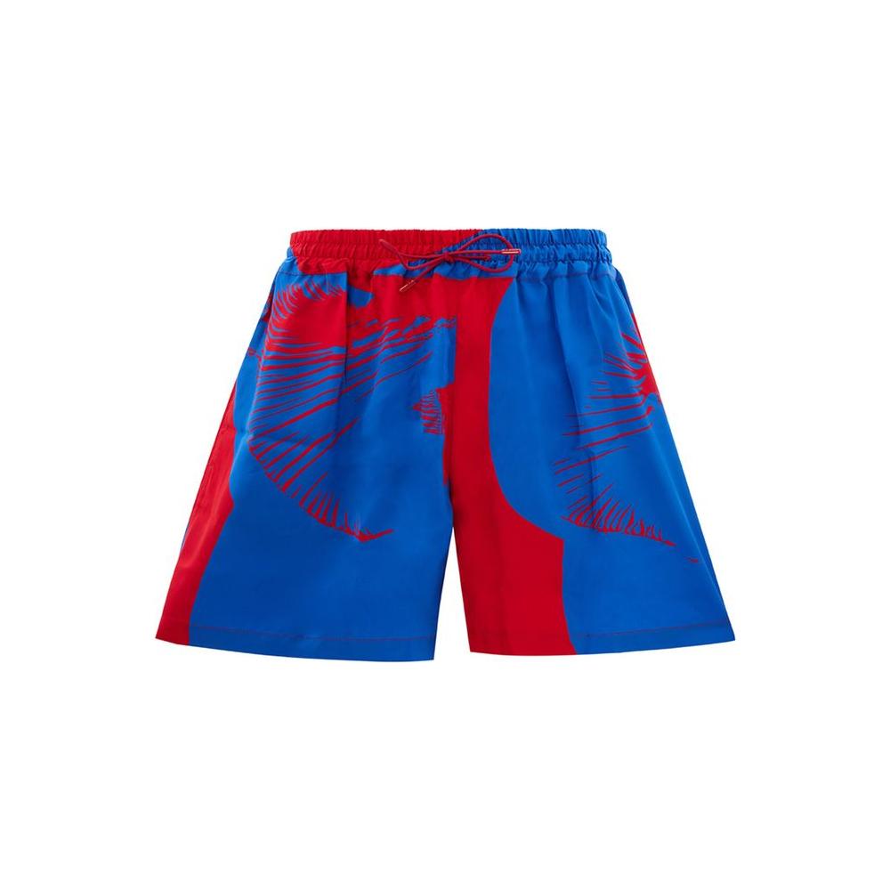 优雅多色粘胶短裤