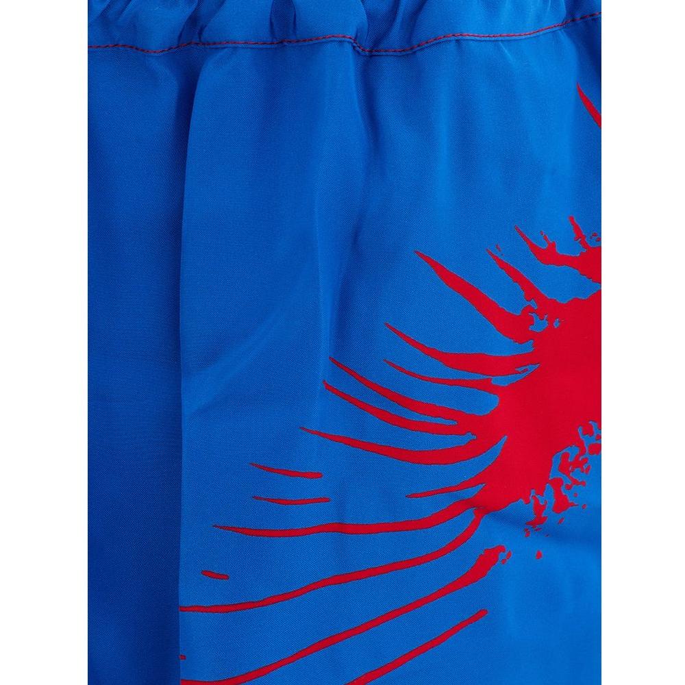 优雅多色粘胶短裤