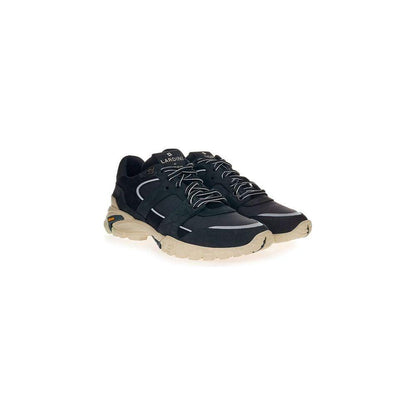 Lardini Black Suede Leather Sneaker