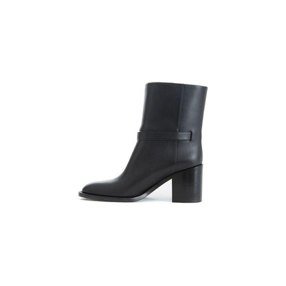 Burberry Black Leather Boot