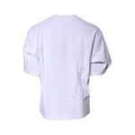 Dolce & Gabbana White Bellissima Cotton Crew Neck T-shirt TSH87039-38