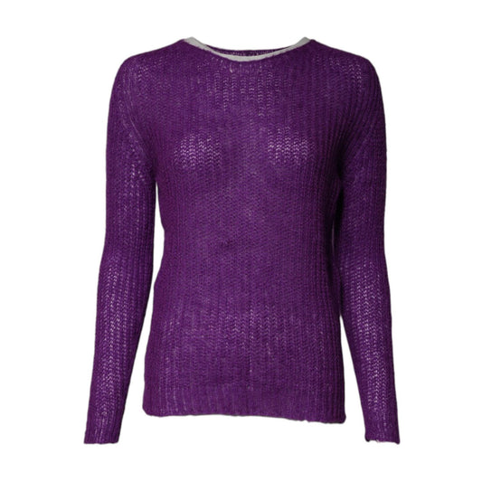 PINK MEMORIES Violet Knitted Long Sleeves Round Neck Sweater TSH87149-40