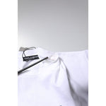 Dolce & Gabbana White Bellissima Cotton Crew Neck T-shirt TSH87168-46