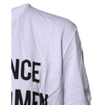 Dolce & Gabbana White Cotton Printed Round Neck Top T-shirt TSH87177-44