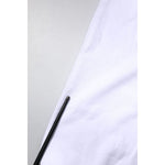 Dolce & Gabbana White Cotton Silk Blend Ascot Collar T-shirt TSH87240-42