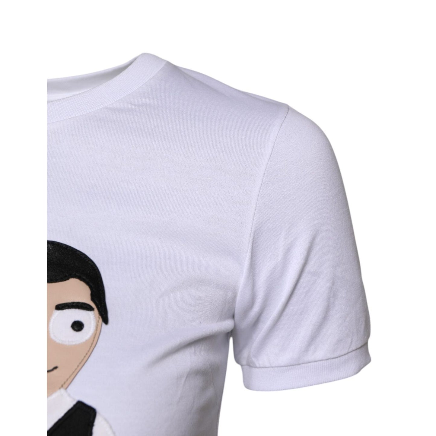 Dolce & Gabbana White #DGFAMILY Embroidery Cotton T-shirt TSH87277-36