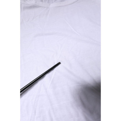 Dolce & Gabbana White Short Sleeves Round Neck Top T-shirt