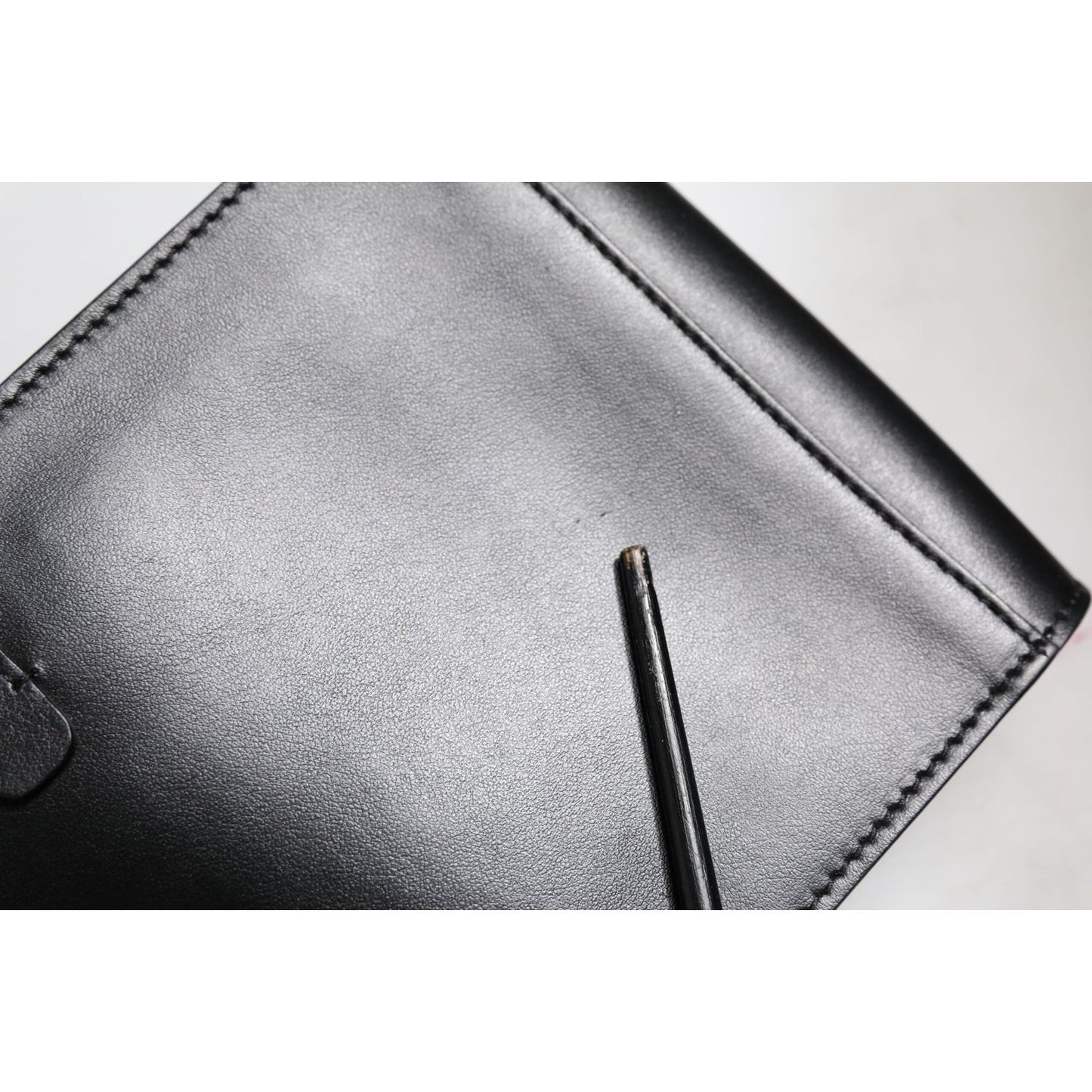 Dolce & Gabbana Black Calfskin Leather Logo Plaque Mini Bag BAG4596