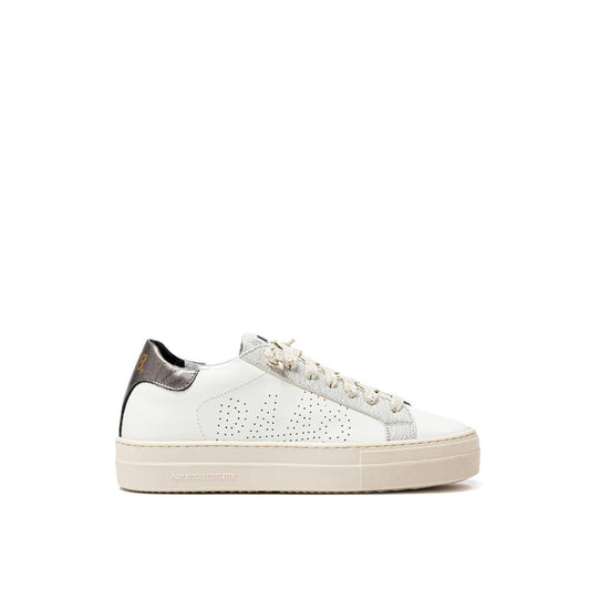 P448 White Leather Sneaker P-8012666-EU42/US12