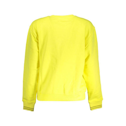 Desigual Yellow Cotton Women Sweater