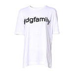 Dolce & Gabbana White #DGFamily Print Cotton Crew Neck T-shirt TSH878593-40