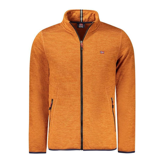 Norway 1963 Orange Polyester Men Jacket NO-32997-XXL