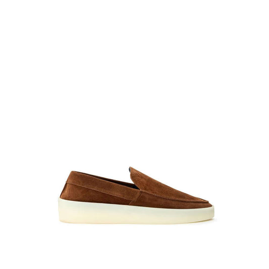 Fear Of God Brown Leather Slip-On Loafer FE-9275664-EU43/US10