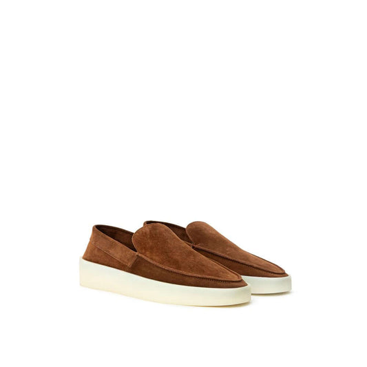 Fear Of God Brown Leather Slip-On Loafer FE-9275664-EU43/US10