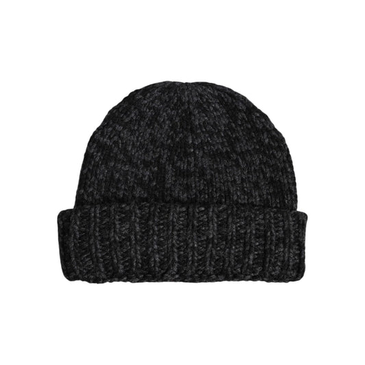 Dolce & Gabbana Gray Cashmere Knitted Winter Beanie Hat HAT9665
