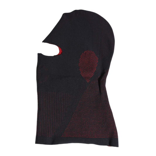 Dolce & Gabbana Black Cotton Knitted Ski Mask Balaclava Hat HAT9815