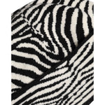 Dolce & Gabbana Black White Zebra Knitted Winter Beanie Hat HAT9830