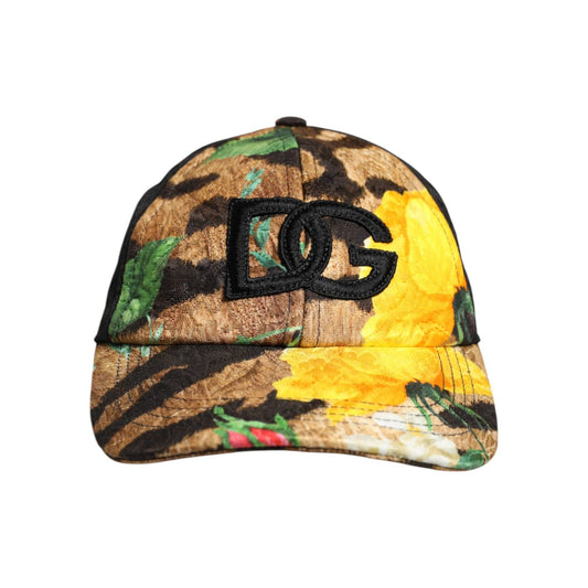 Dolce & Gabbana Multicolor DG Logo Patch 6 Panels Baseball Cap HAT9838-57