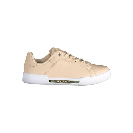 Tommy Hilfiger Pink Leather Women Sneaker