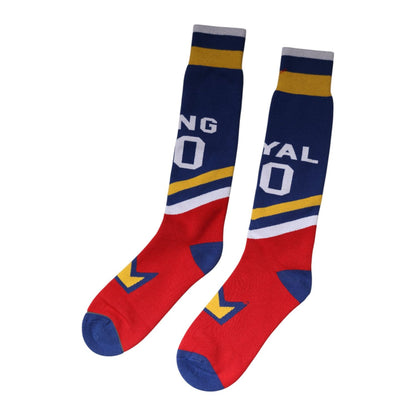 Dolce & Gabbana Multicolor Cotton Stretch Over Calf Socks