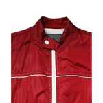 Dolce & Gabbana Red White Nylon Full Zip Men Bomber Jacket JKT4139-44