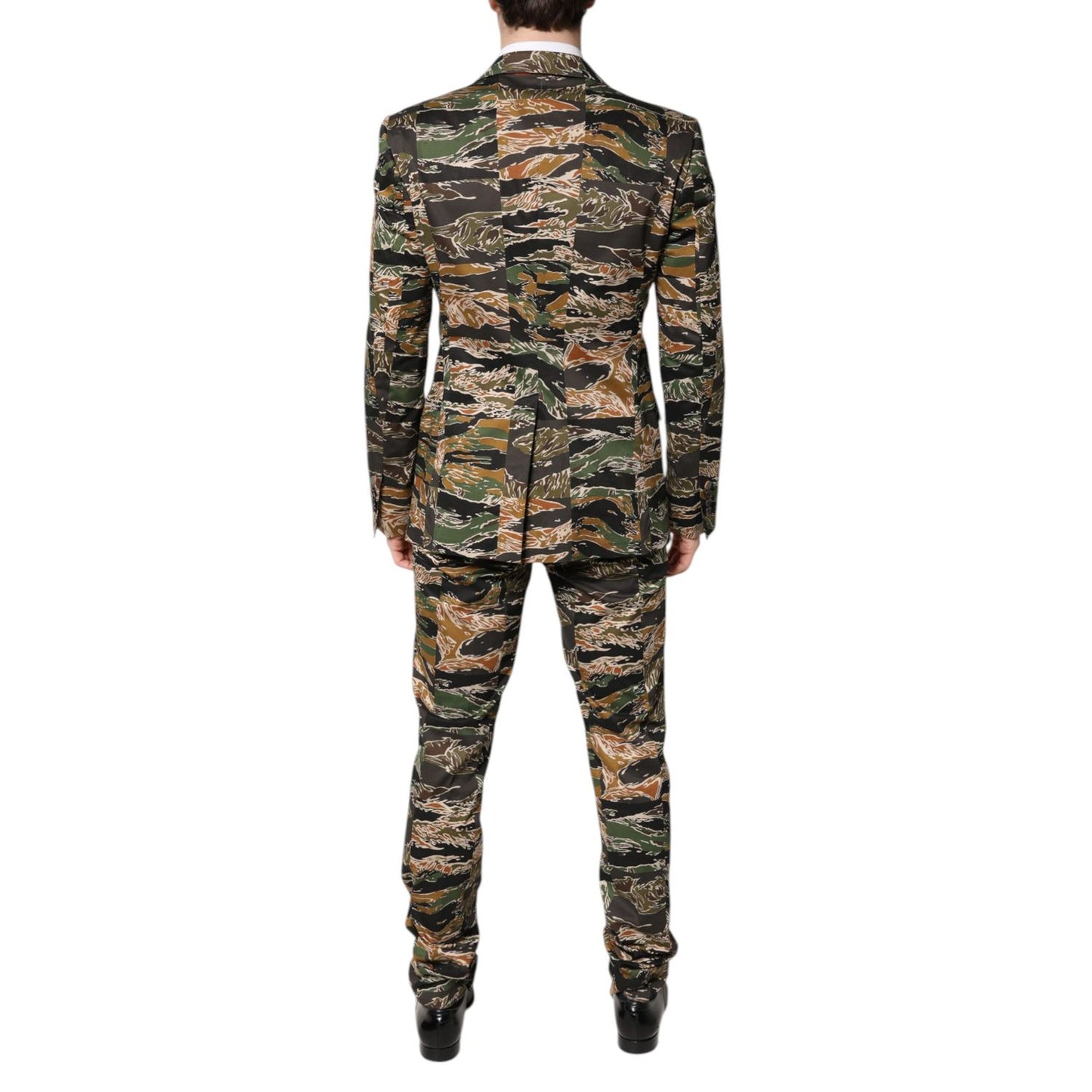 Dolce & Gabbana Multicolor TAORMINA Single Breasted 2 Piece Suit