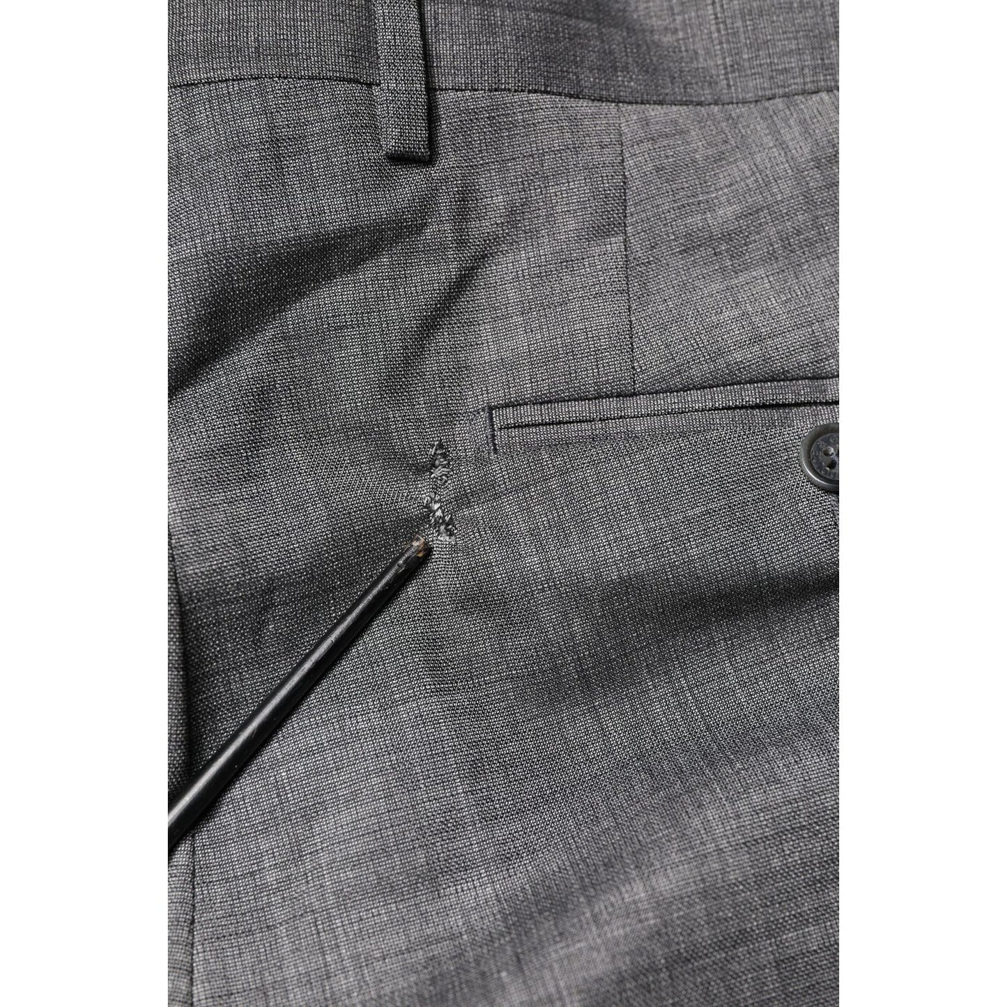 Dolce & Gabbana Gray Wool Single Breasted 2 Piece Suit KOS2306-48