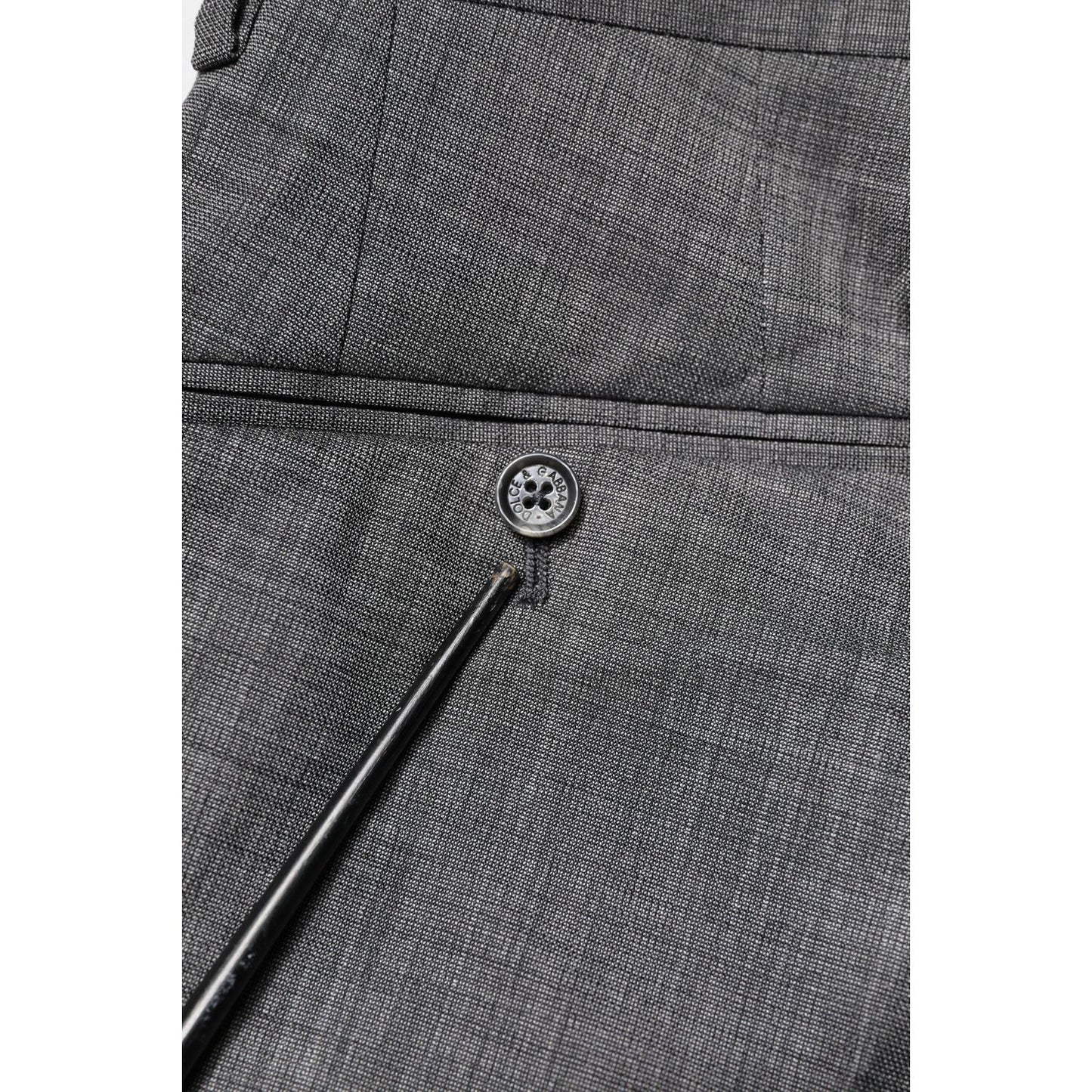Dolce & Gabbana Gray Wool Single Breasted 2 Piece Suit KOS2306-48