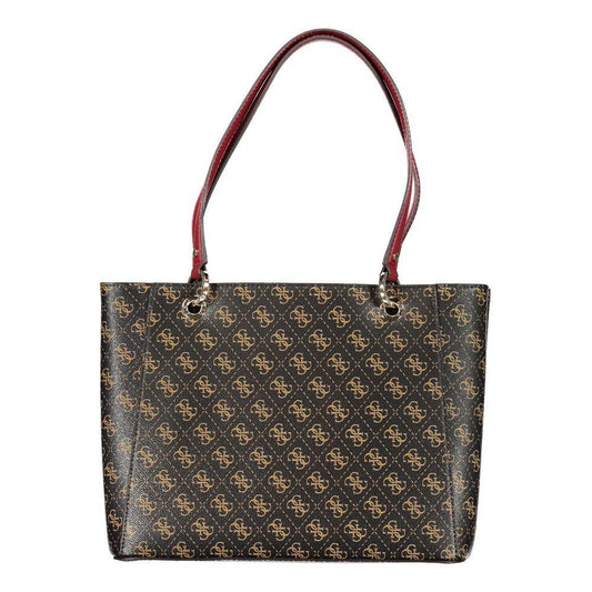 Guess Jeans Brown Polyethylene Handbag 1728,67403481248,Bags,Brown,Guess Jeans,Handbags - Women - Bags,New with tags,Women,Women - Bags Guess Jeans GU-26932