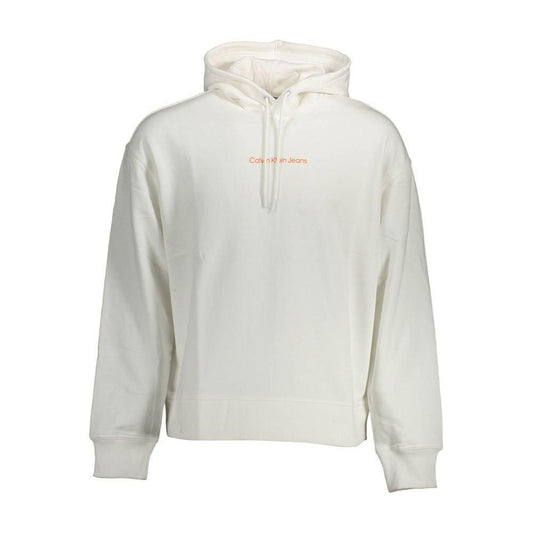 Calvin Klein White Cotton Men Sweater CA-15136-S