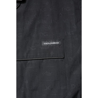 Dolce & Gabbana Black Cotton Men Pajama Set Sleepwear