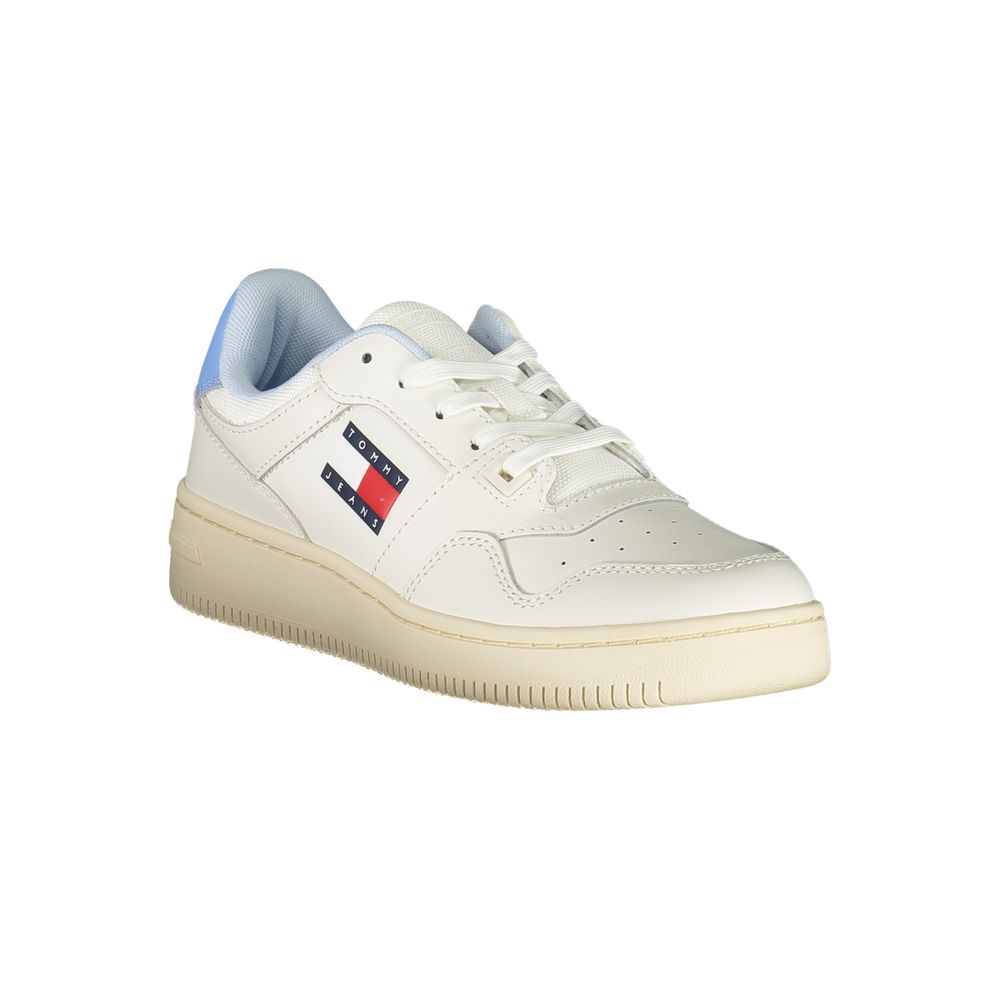 Tommy Hilfiger White Polyester Sneaker
