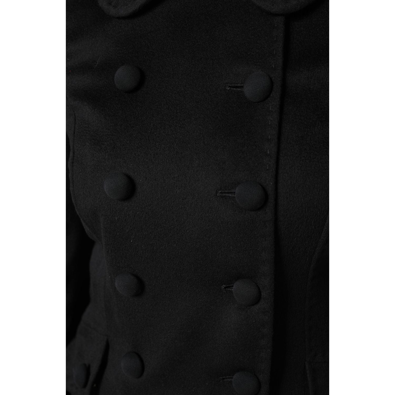 Dolce & Gabbana Black Wool Sartoria Italiano Blazer Jacket