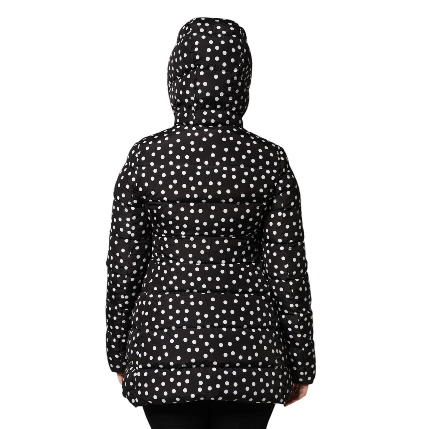 Dolce & Gabbana Black Puffer Hooded Zip Reversible Jacket