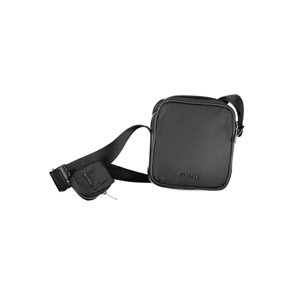Front view with bag zipped and handles upright.