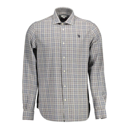 U.S. POLO ASSN. Brown Cotton Men Shirt US-37127-M