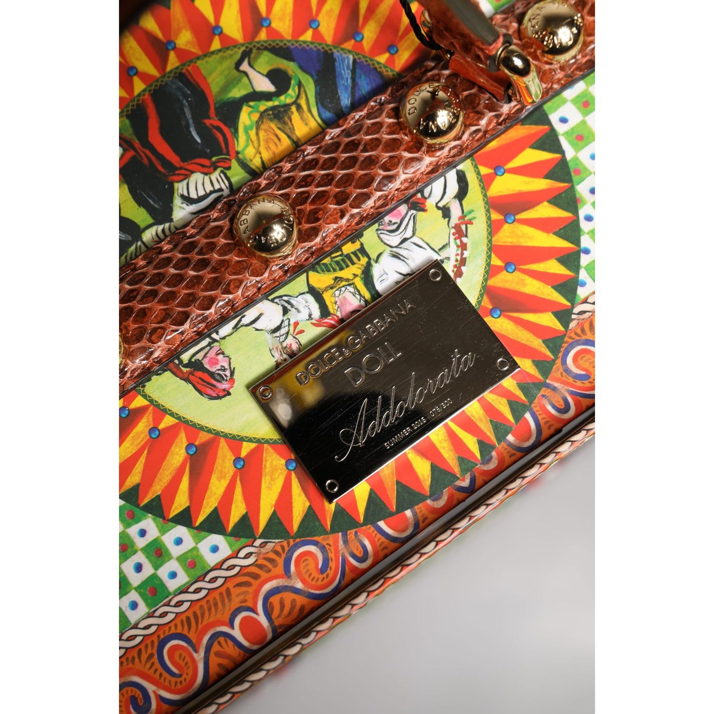 Dolce & Gabbana Black Dress Ceramic Porcelain Fashion Leather Sicily Dolls