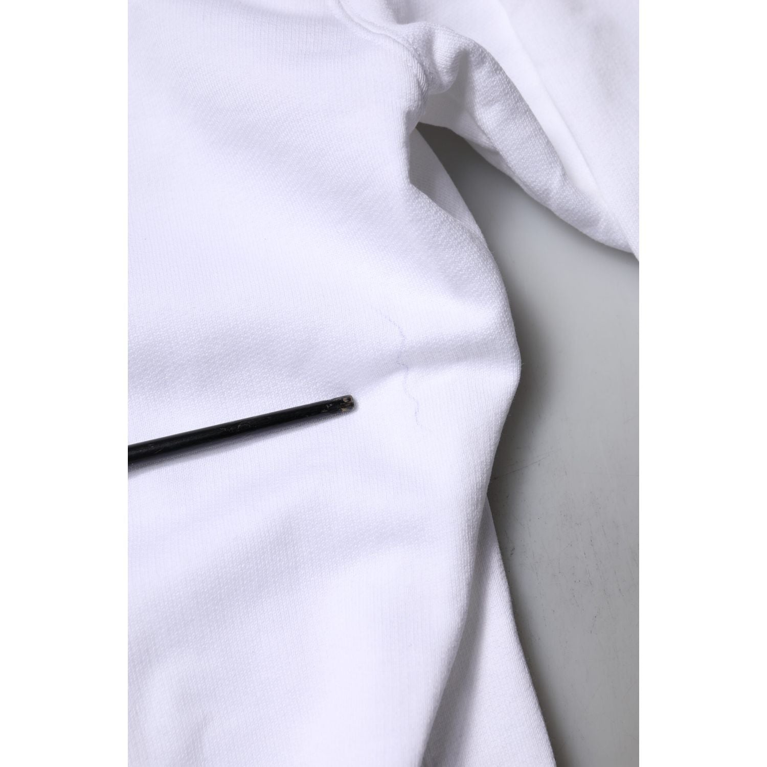 Dolce & Gabbana White Logo Cotton Crew Neck Pullover Sweater