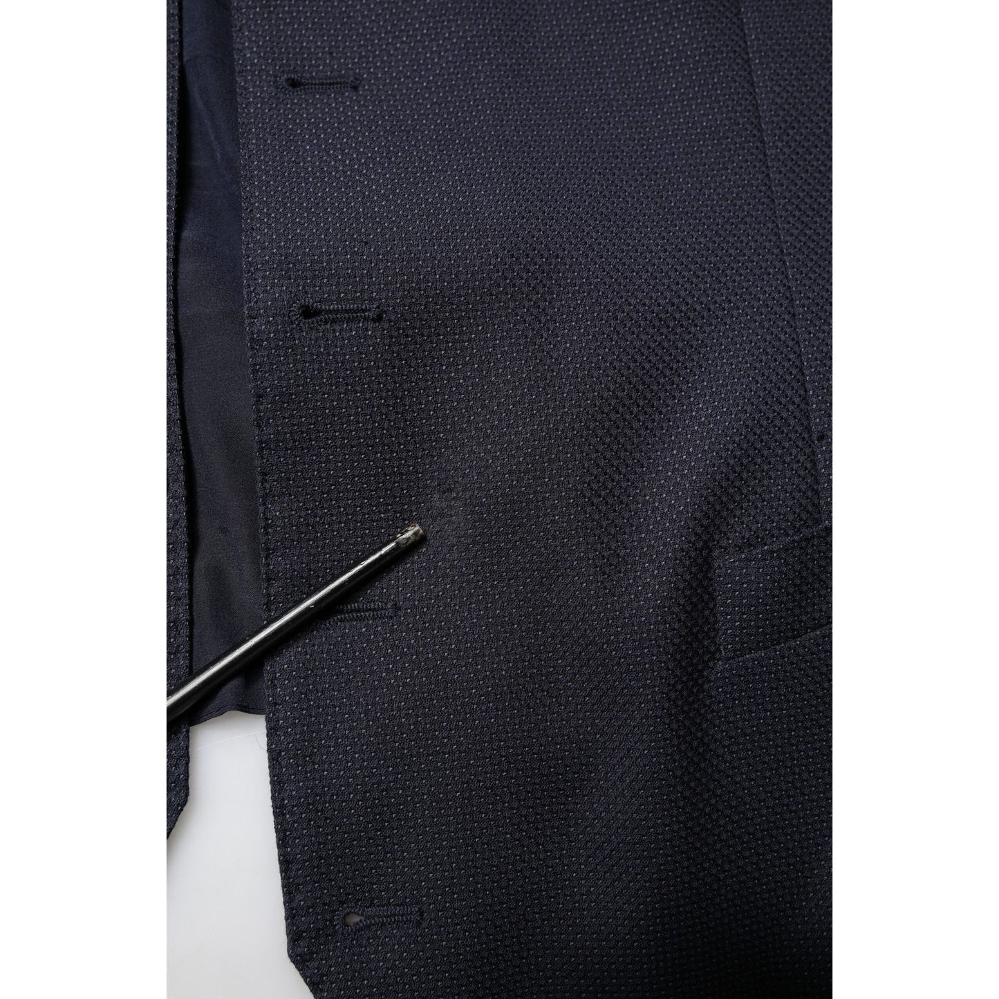 Dolce & Gabbana Black Wool Waistcoat Dress Formal Vest