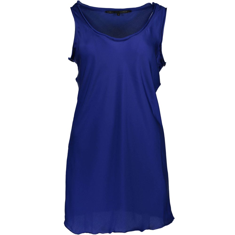 Silvian Heach Blue Polyester Womens Tank Top