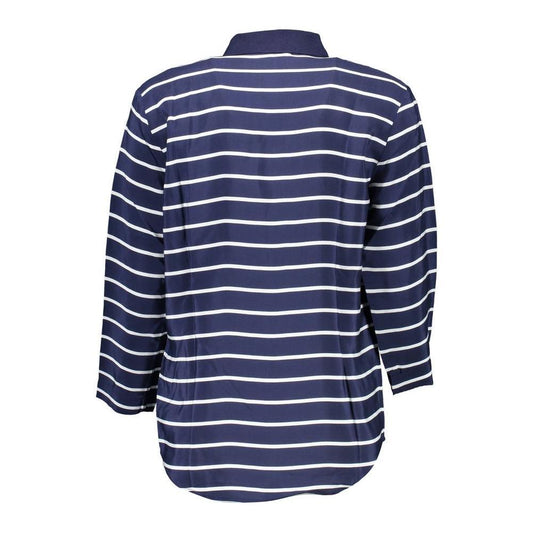 Gant Blue Viscose Women Polo Shirt