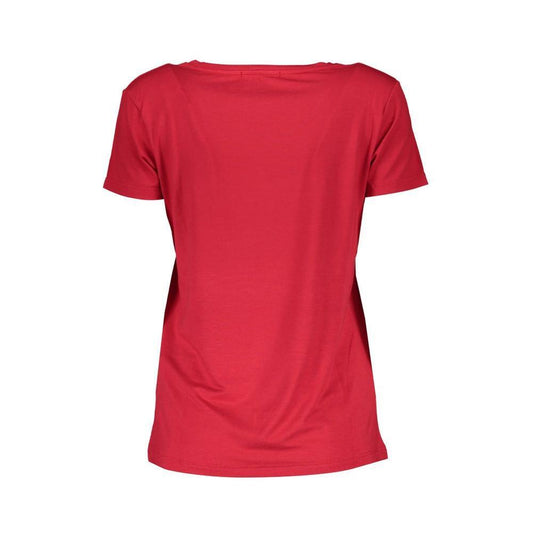Scervino Street Red Elastane Women T-Shirt