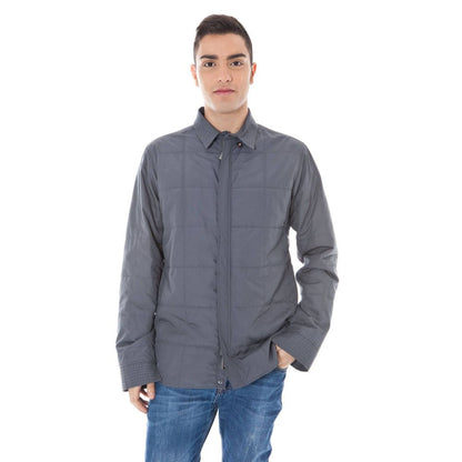 Calvin Klein Gray Polyester Men Jacket