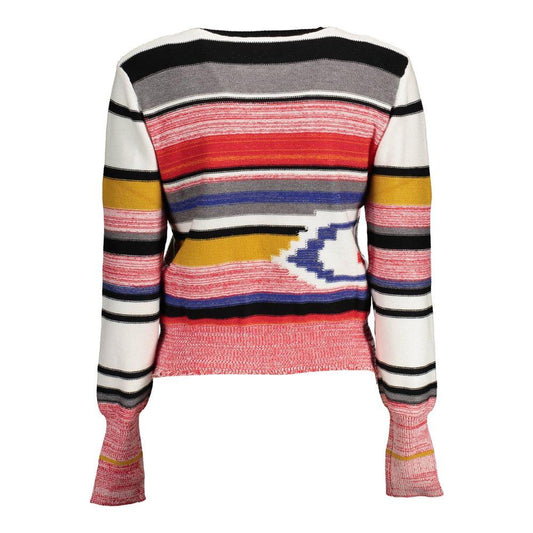 Desigual Desigual Red Viscose Women Sweater DE-14486-XL 1728,67403481248,Clothing,Desigual,New with tags,Red,Sweaters - Women - Clothing,Women,Women - Clothing,XL